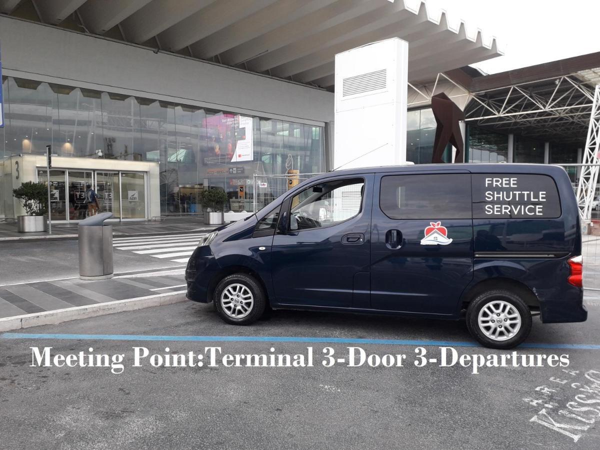 Apple Rooms Rome Airport Fiumicino Buitenkant foto Free shuttle service